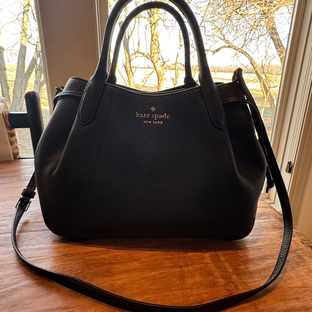 Kate Spade Dumpling Large Satchel Bag Black